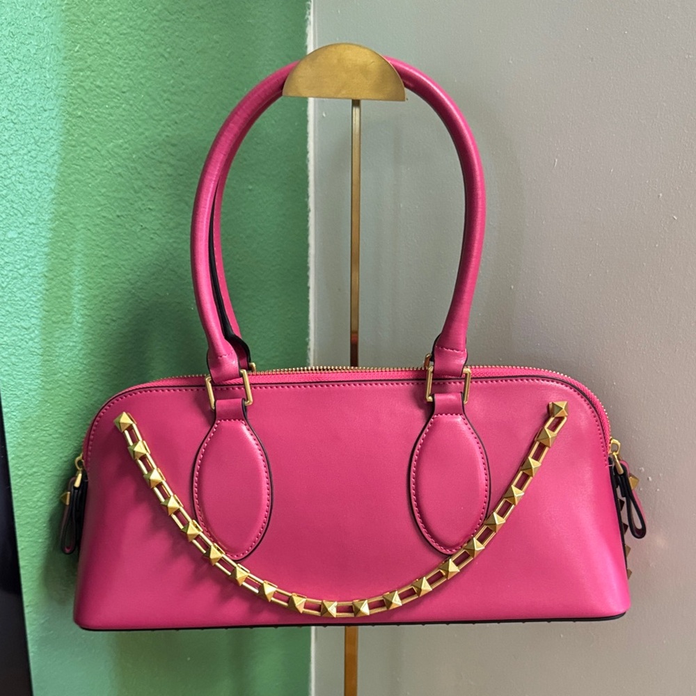Pink Studded Handbag